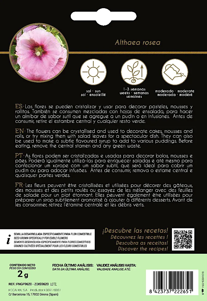 Semilla Flor Comestible Malva — foto 2