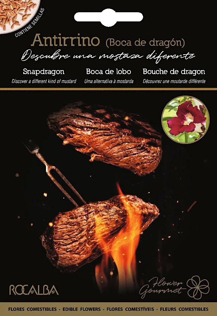 Semilla Flor Comestible Antirrino Boca de Dragon