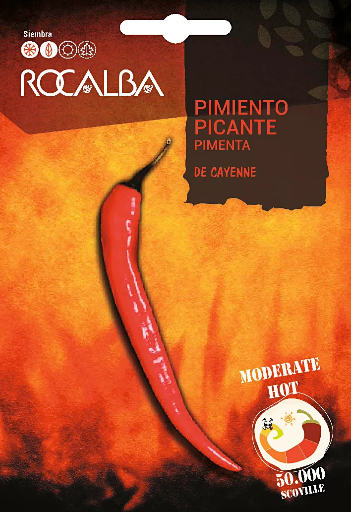 Semilla Pimiento Picante Cayenne