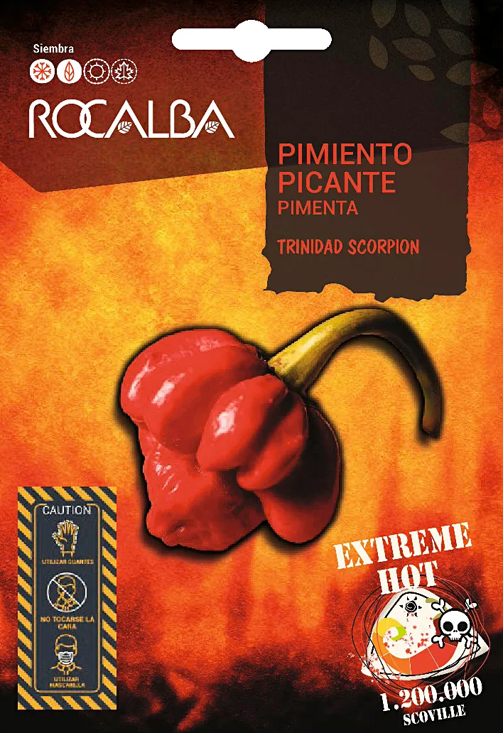 Semilla Pimiento Picante Trinidad Scorpion