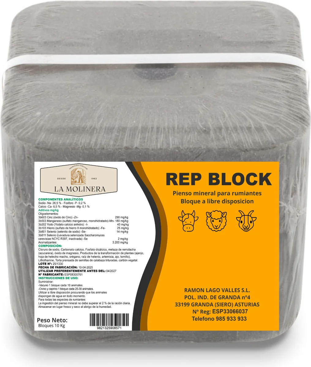 Bloque Nutraceutico Repblock 10 kg — foto principal