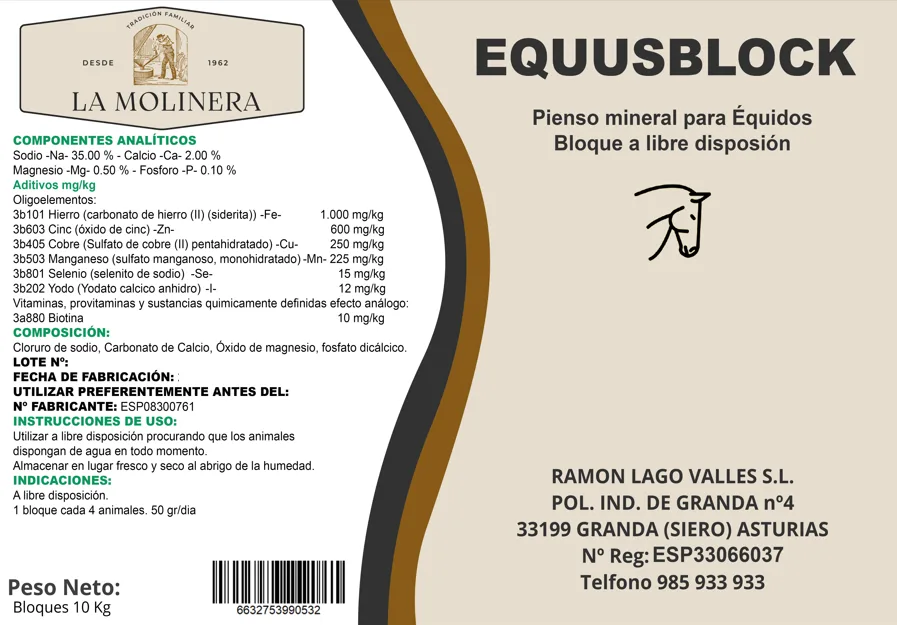 Bloque Mineral EqusBlock 10 kg — foto 5