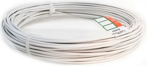 Alambre Plastificada Blanco 25 Metros