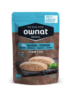 Sobre Wetline Ownat Gatos Grain Free Salmon