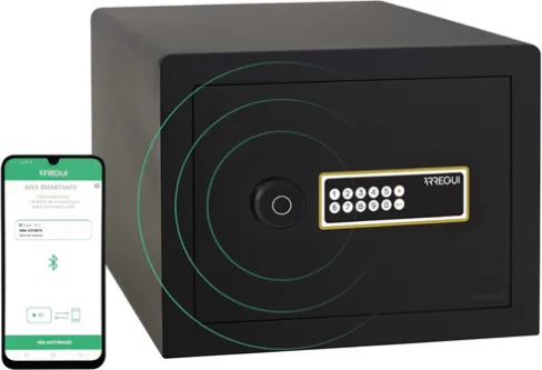 Caja Fuerte Inteligente Awa Sobreponer 38L