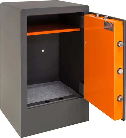 Caja Fuerte Sobreponer Plus c Zocalo 620x385x360 Electronica con Llave 68L — foto 2