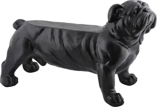 Banco Jardin Diseño Perro Bulldog