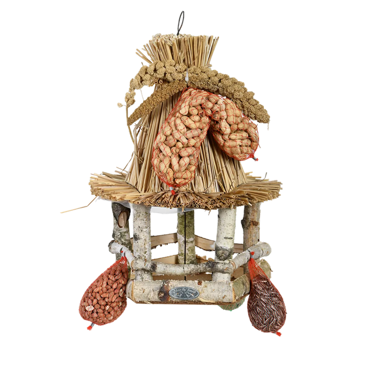 Mesa Colgante para Pajaros con Comida