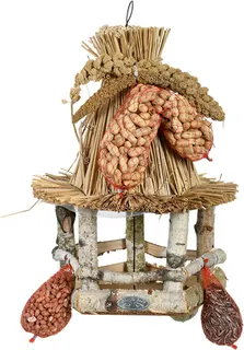 Mesa Colgante para Pajaros con Comida