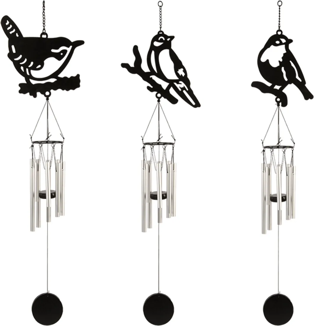Carillon de Viento Pajaros Negro — foto principal