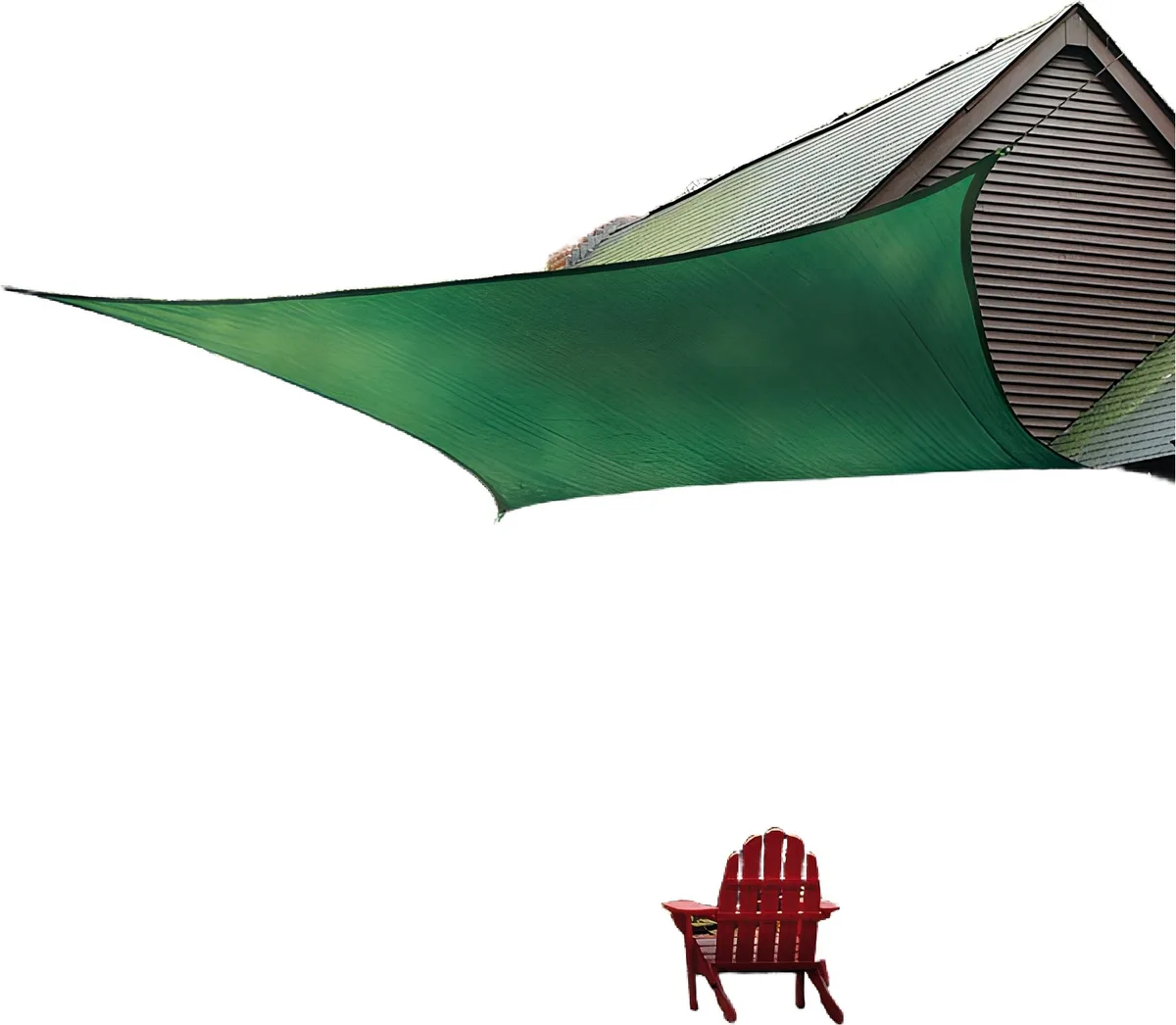 Toldo Vela 5,5x5,5 m Verde