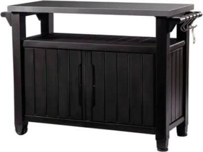 Mesa Barbacoa Marron 123,7x54x90 cm