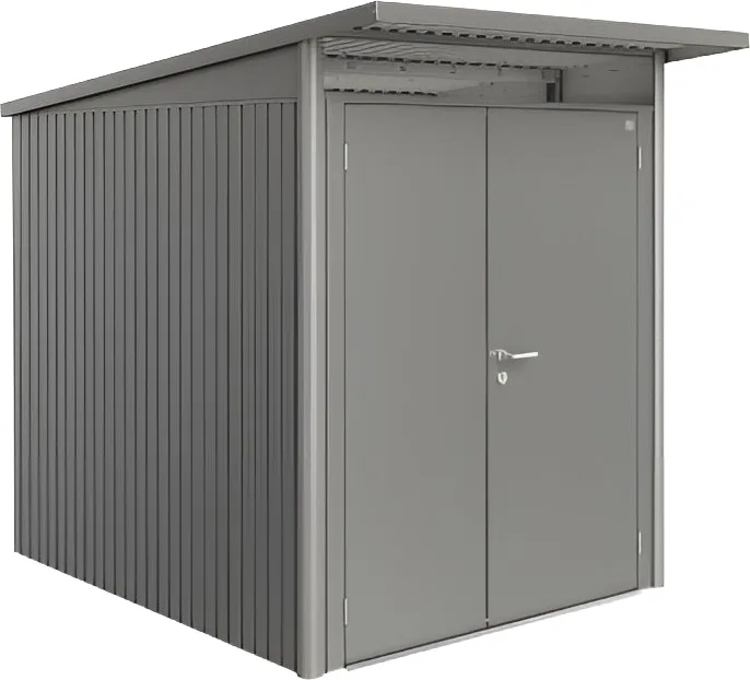 Caseta AvantGarde 180 x 260 x 218 gris cuarzo con doble puerta