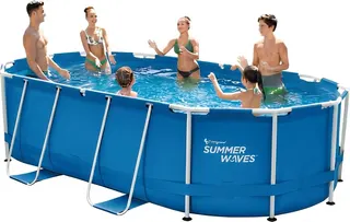 Piscina Tubular Oval 300x200x84 cm