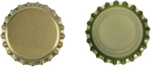 Chapas Botella Cerveza Oro 26 mm 200 Unidades — foto 2
