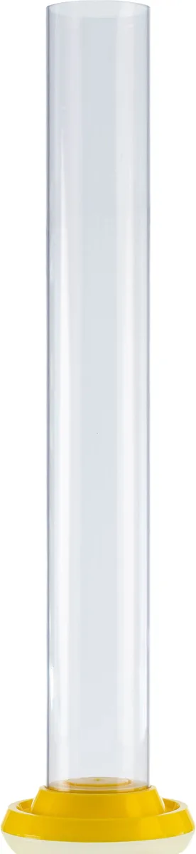 Probeta Plastico Base Amarilla 250 Ml