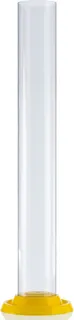 Probeta Plastico Base Amarilla 250 Ml