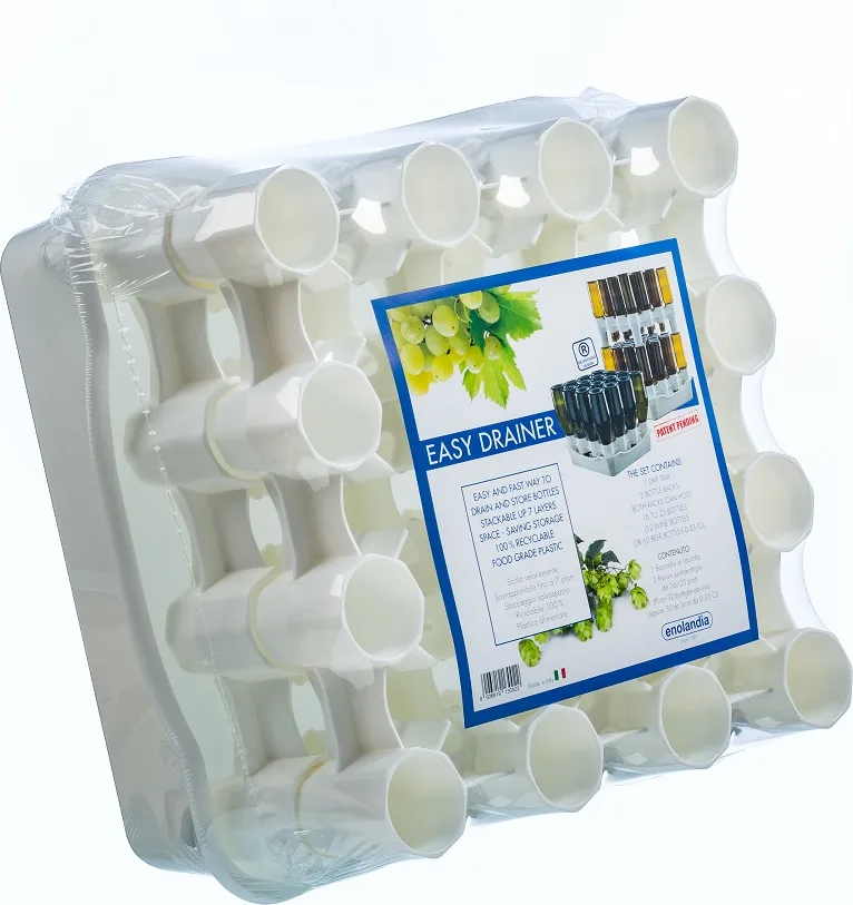 Escurre botellas Easy Drainer - 32 a 50 botellas con bandeja