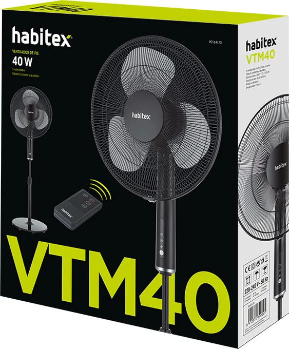 Ventilador de Pie Habitex VTM 40 — foto 3