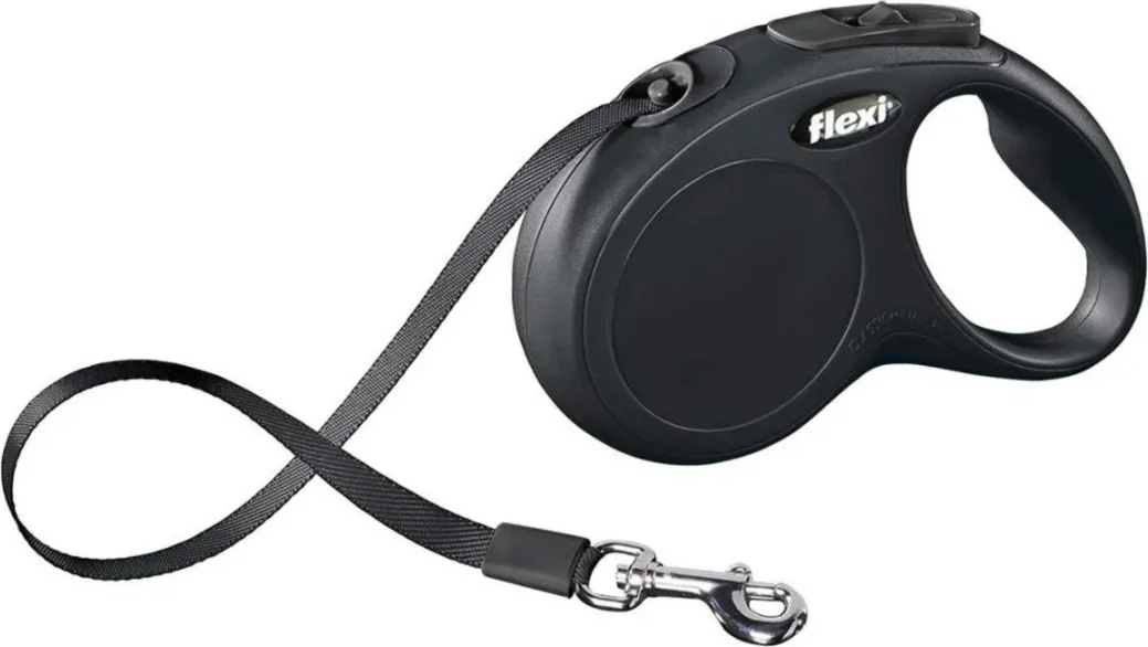 Flexi New Classic M Negra Cinta 5 m