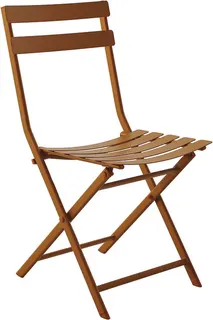 Silla Metálica Plegable Ocre