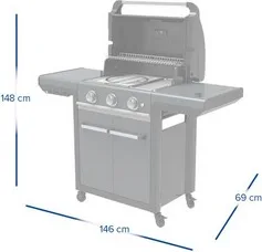 Barbacoa Gas Campingaz Bbq 3 Series Premium S — foto 4