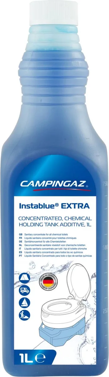 Liquido WC quimico InstaBlue con perfume 1 litro