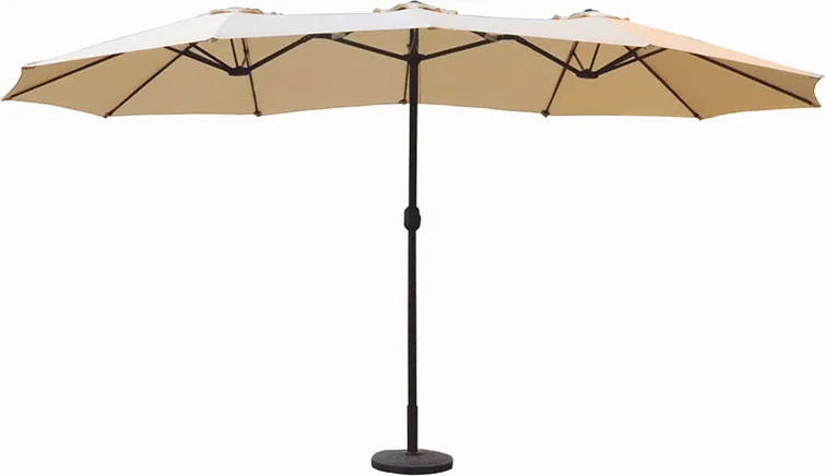 Parasol Triple de Acero con Toldo de 3x4 metros