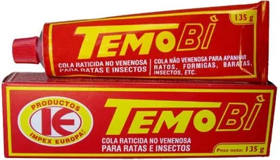 Pack 50 Unidades Pegamento Ratones Cola 135 gr Temobi