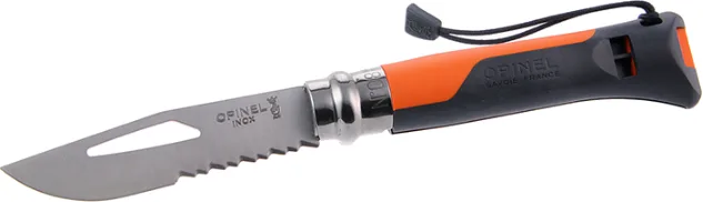 Navaja Opinel Nº08 Outdoor Color Naranja - Blister