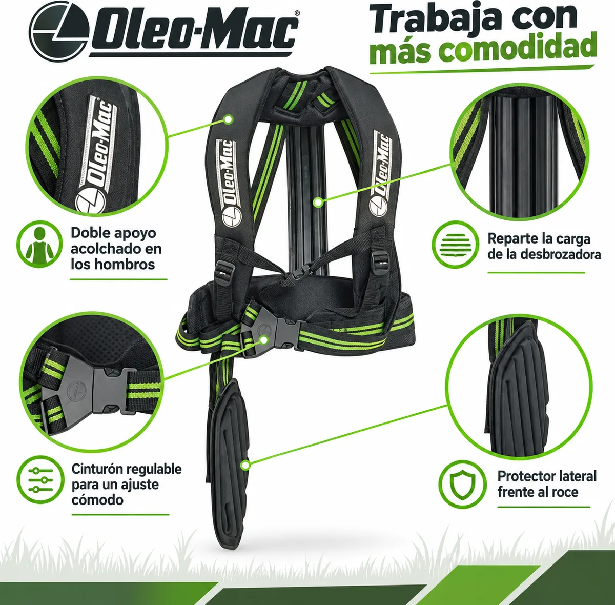 Arnes Desbrozadora Profesional Oleomac — foto 2