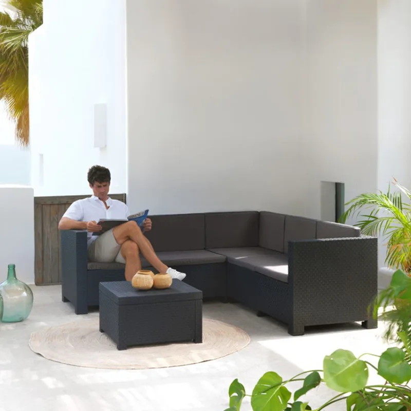 Conjunto para jardín Oasis grafito — foto 2