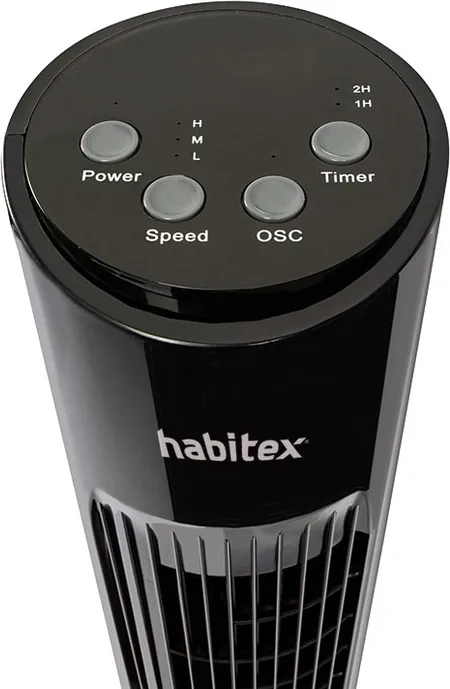 Ventilador Torre negro Habitex VT50 — foto 4