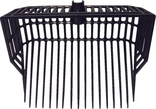 Horca para Viruta Estiercol Plastico Negra
