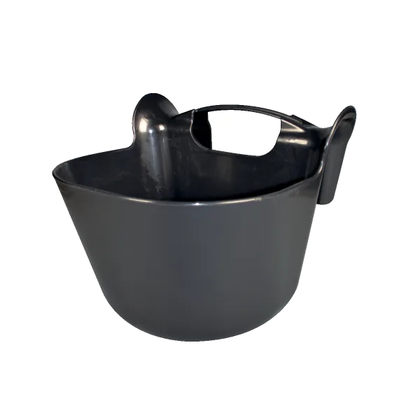Comedero Portátil de 13,5 Litros, Negro