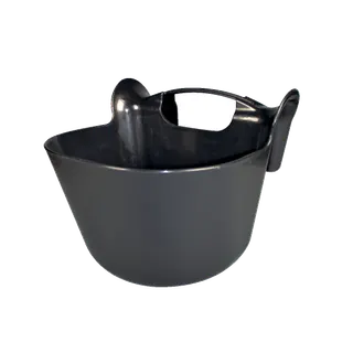 Comedero Portátil de 13,5 Litros, Negro