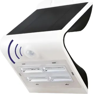 Aplique Solar Led 3,2W 4000K IP65 Blanco