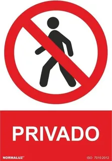 Señal  Privado  PVC 0,7mm 210x300mm