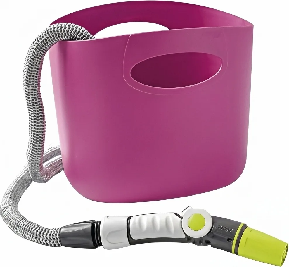 Kit Manguera Extensible Aquapop 15 mt Rosa