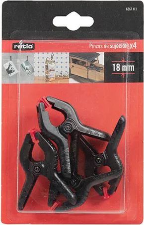 Juego 4 Mini Pinzas 18 mm Ratio — foto 3