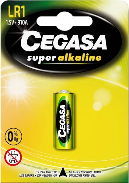 Pila Cegasa Super Alcalina LR1