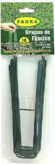 Grapa Metalica Cesped Artificial 170x35x3 mm 10 Unidades