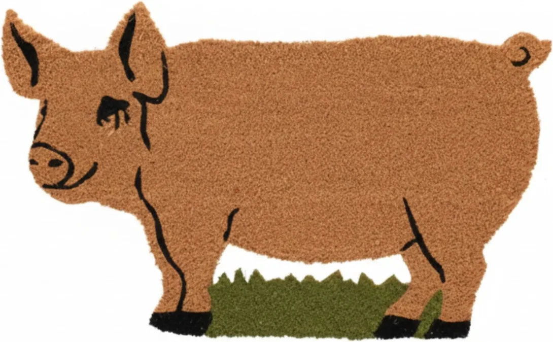 Felpudo Diseño Cerdito — foto principal