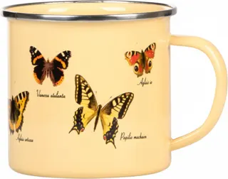 Taza Hierro Mariposas