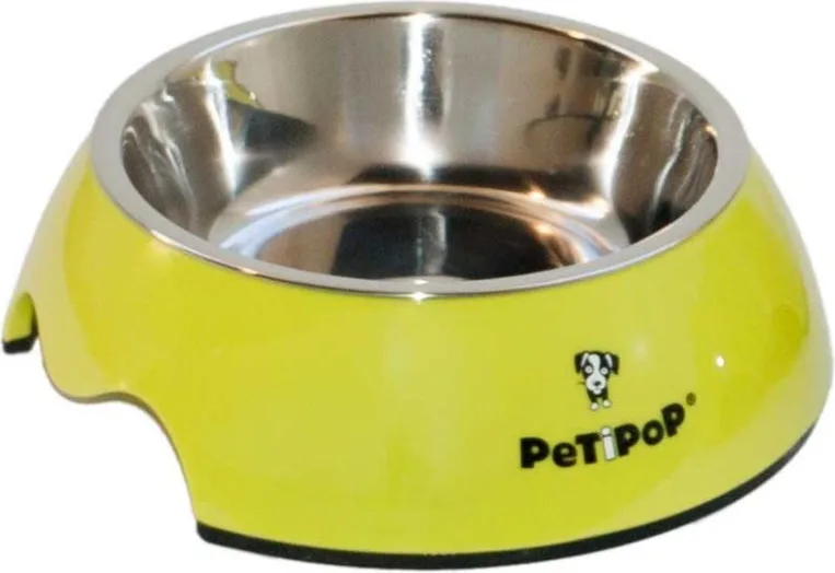 Comedero de Melamina Petipop Verde S
