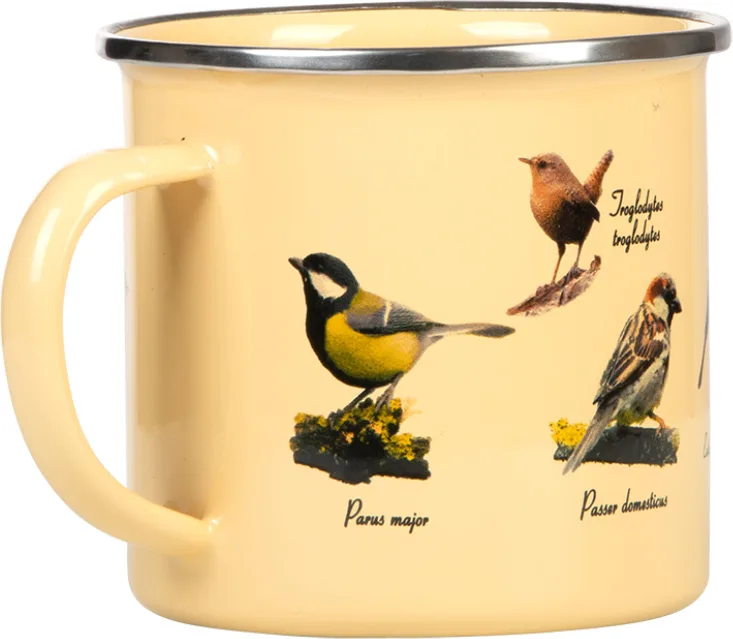 Taza Esmaltada Pajaros — foto 4