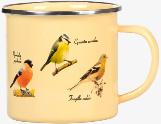 Taza Esmaltada Pajaros — foto 5