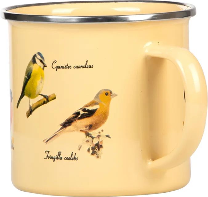 Taza Esmaltada Pajaros — foto 2