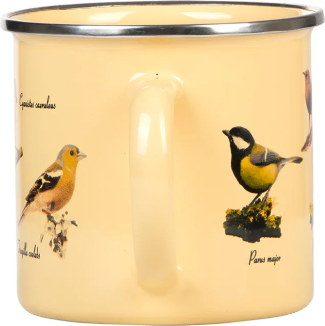 Taza Esmaltada Pajaros — foto 3
