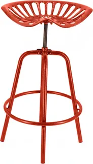 Taburete Diseño Tractor Roja